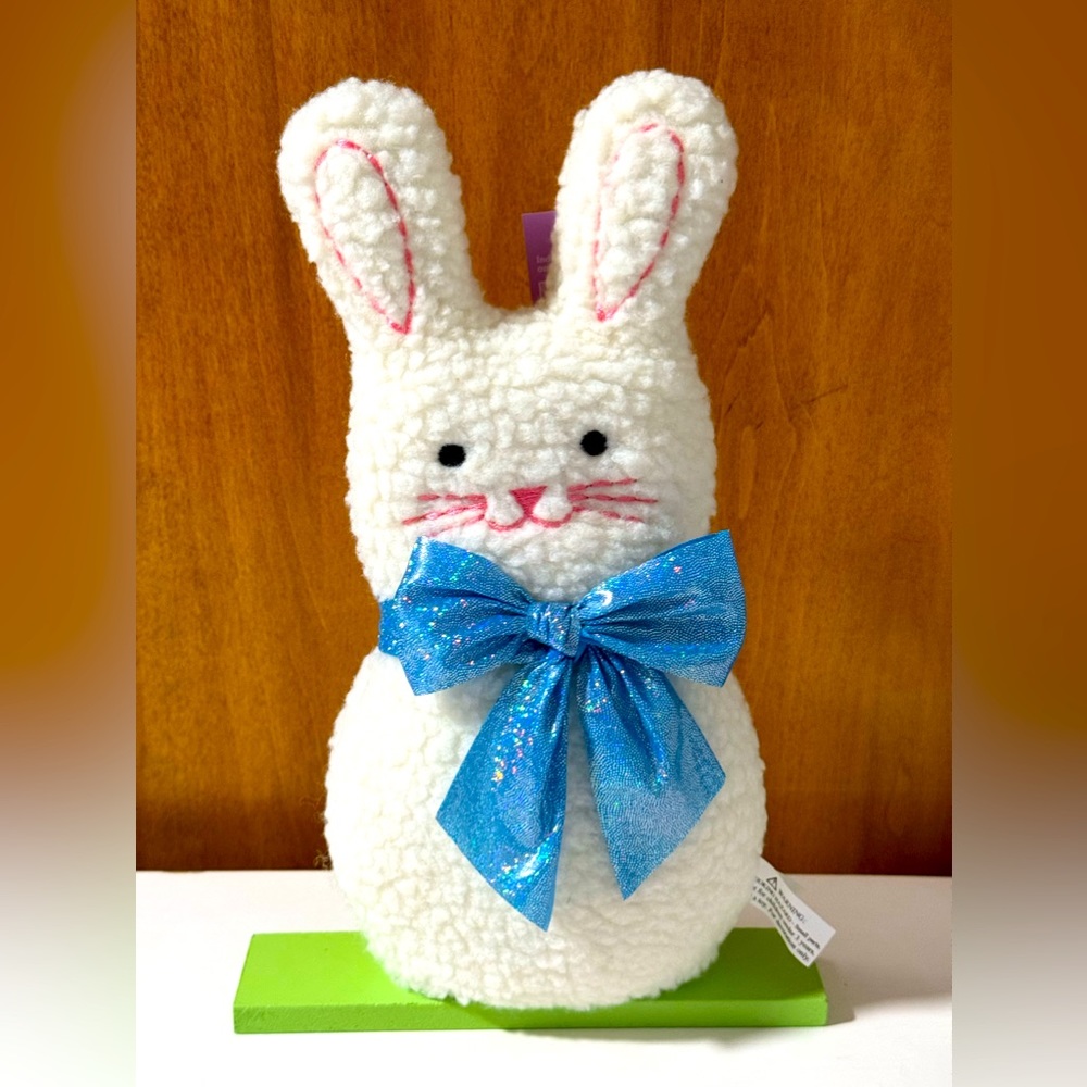 Target Spritz Faux Shearling White Bunny Easter Decoration